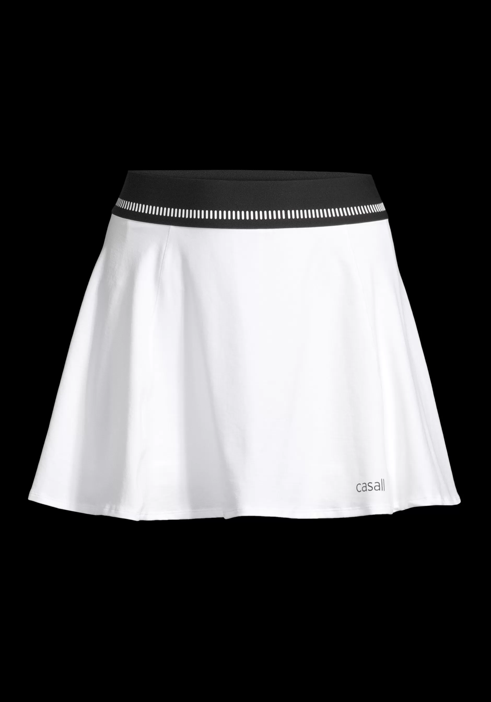 Online Casall Court Elastic Skirt - White