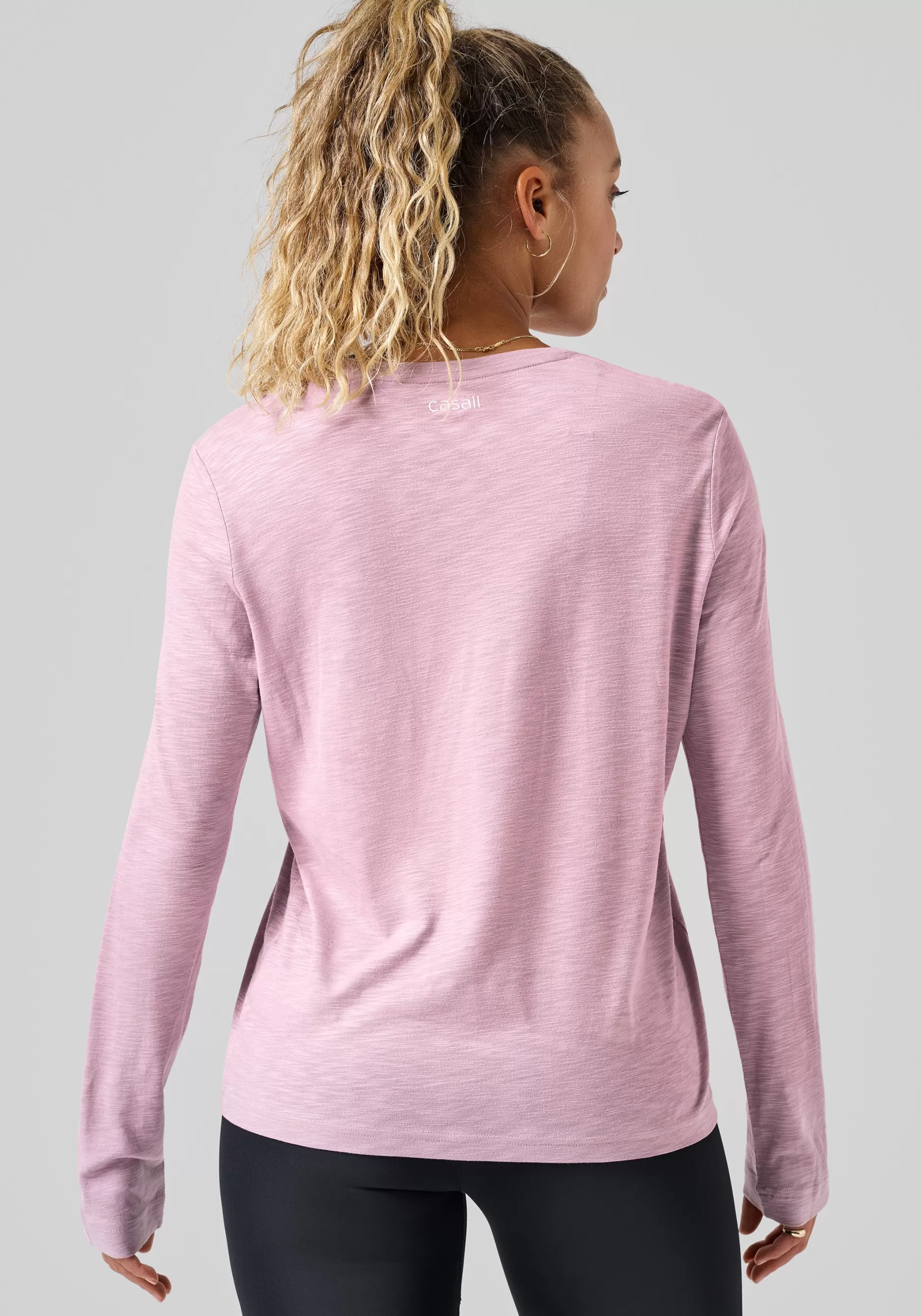 Sale Casall Soft Texture Long Sleeve - Winter Mauve
