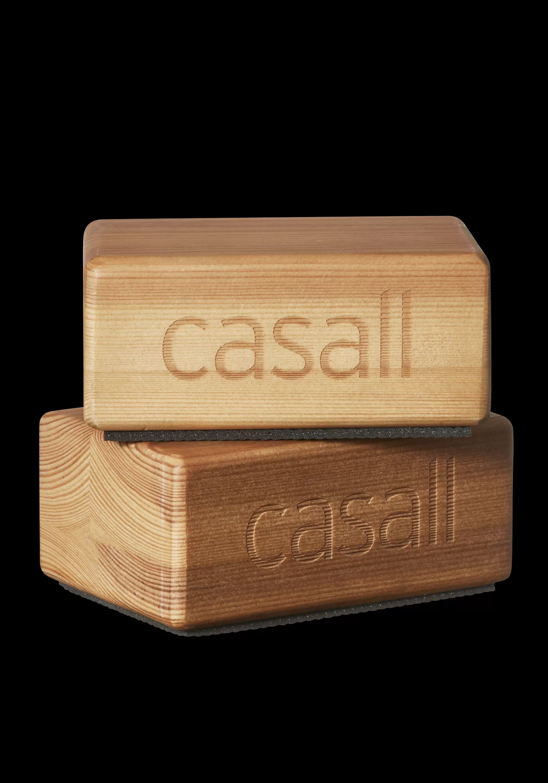 Best Casall Wood Handstand Block 2pcs - Natural wood /Black